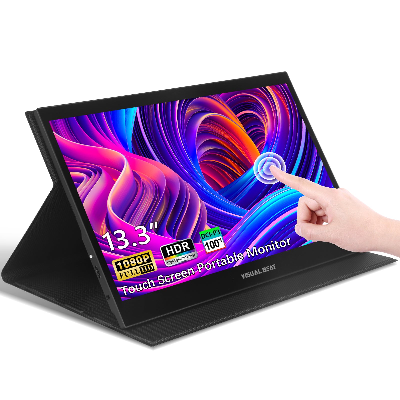 13.3 Inch Portable Touchscreen Monitor – Visual Beat